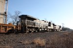 NS train 25G takes the siding at MP 116